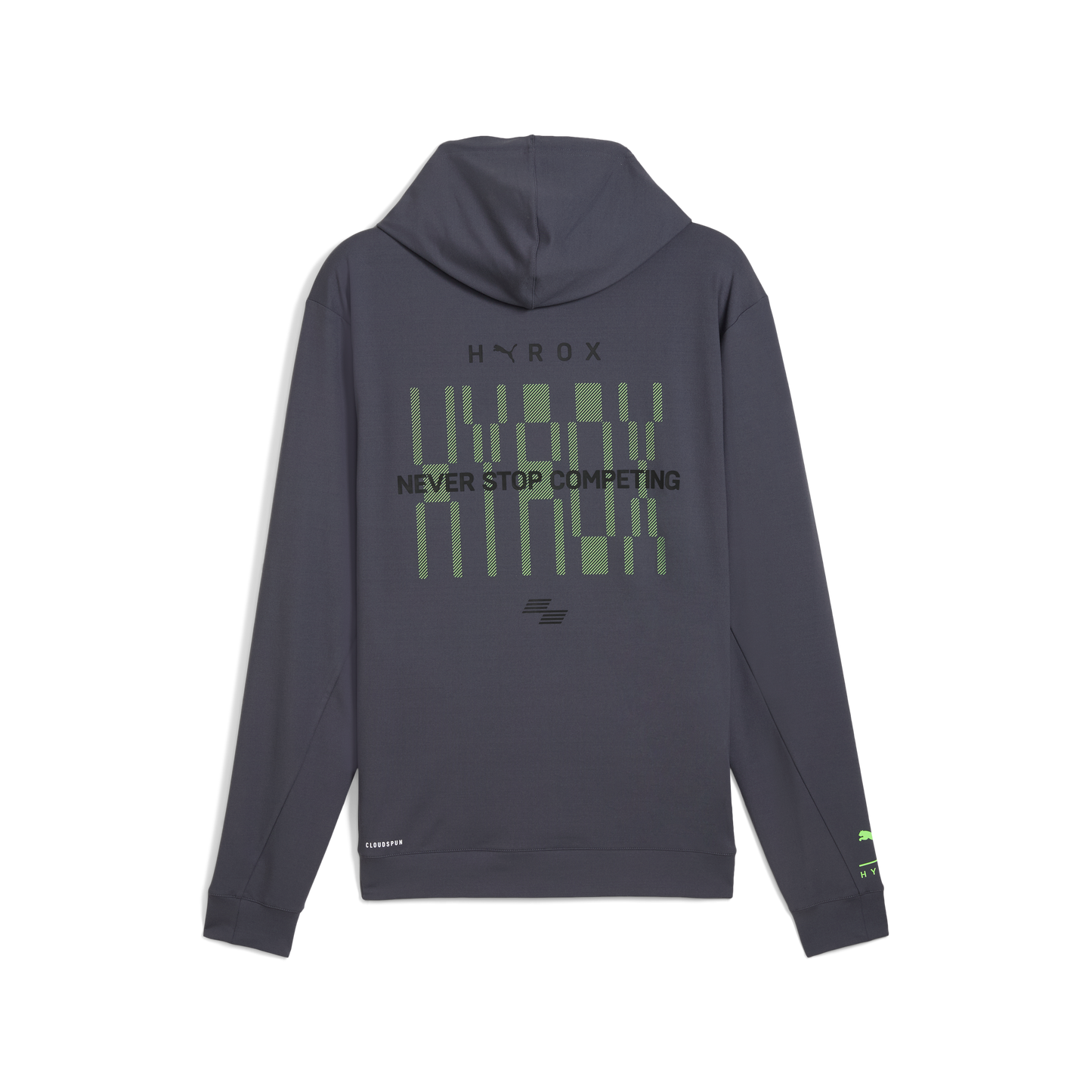 M HYROX Cloudspun Hoodie - galactic gray