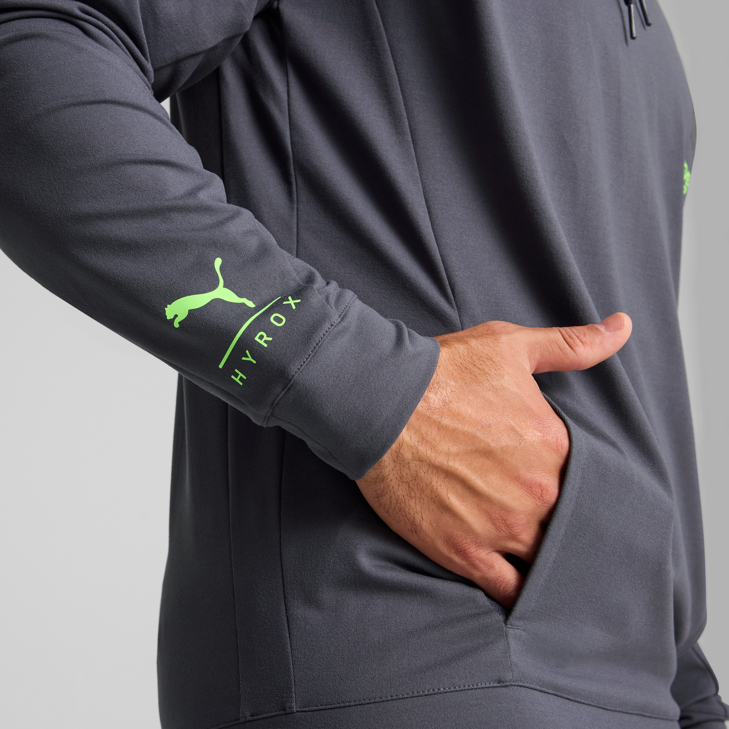 M HYROX Cloudspun Hoodie - galactic gray
