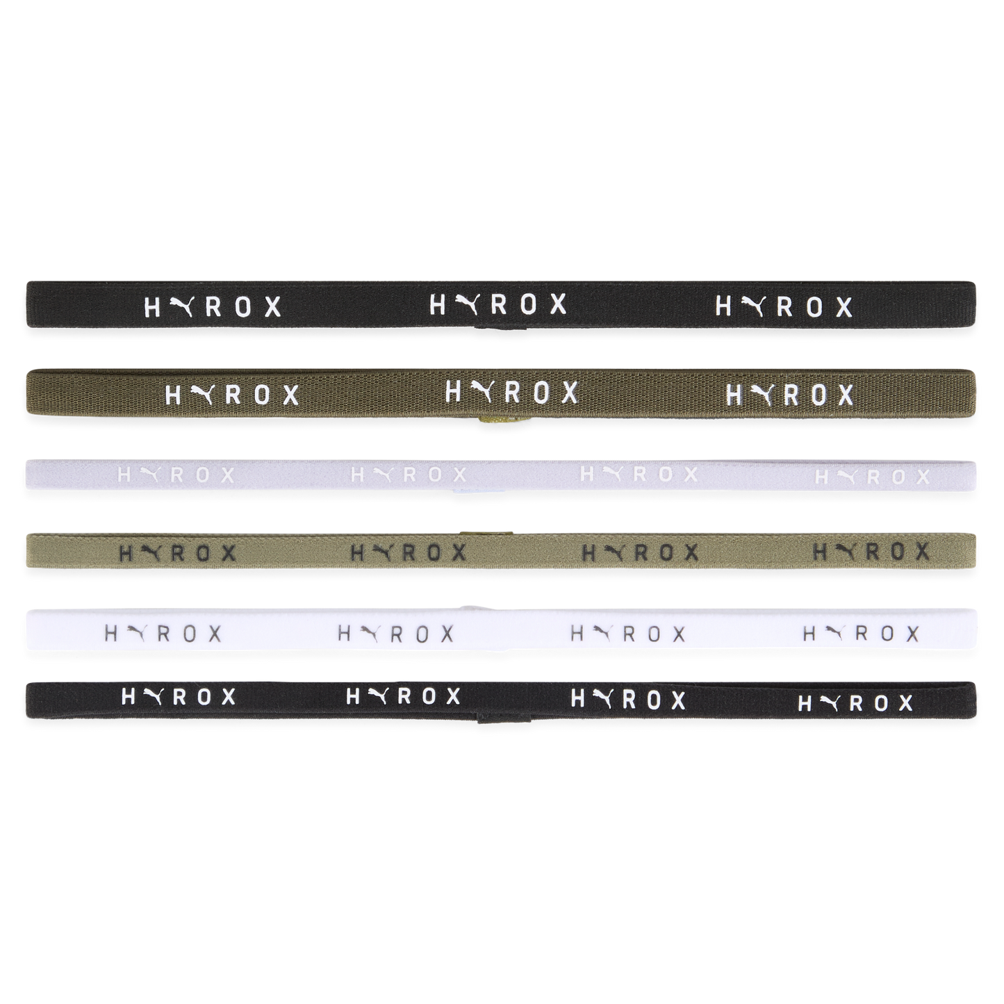 PUMA X HYROX HAIRBANDS (6PCS)