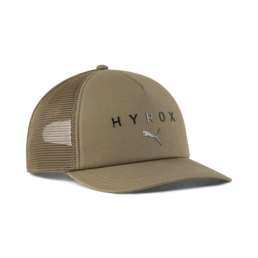 PUMA X HYROX TRUCKER CAP - LODEN GREEN