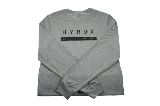 EVERYDAY HUSSLE LONG SLEEVE - MEDIUM GRAY HEATHER