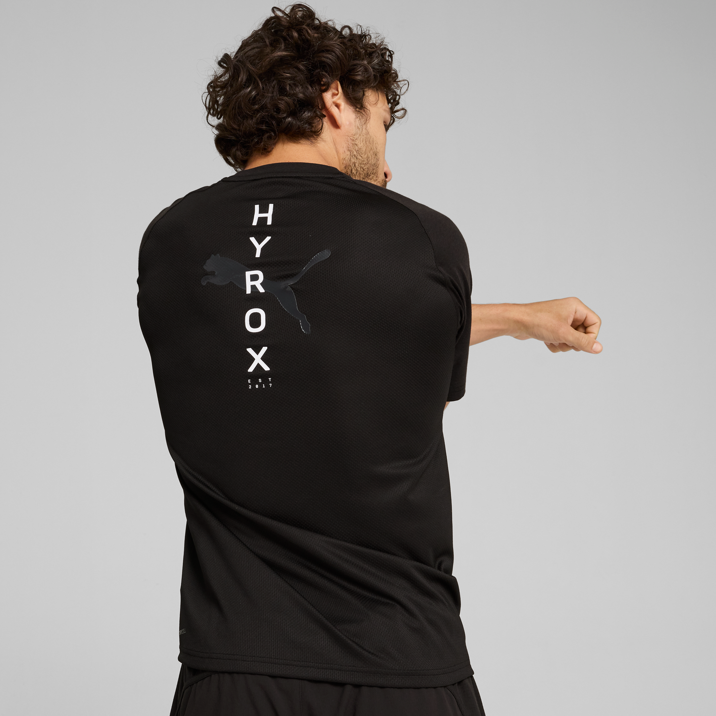 Puma X HYROX Triblend Tee - Puma Black