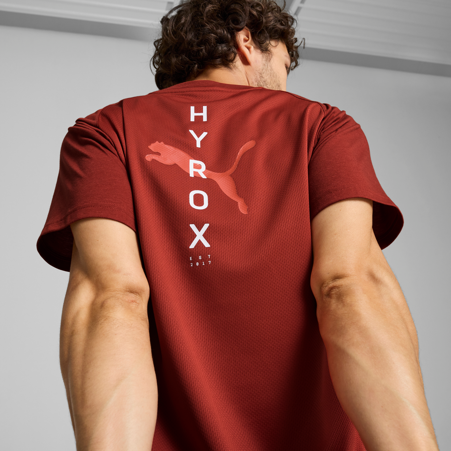 Puma x HYROX Triblend Tee - Mars Red