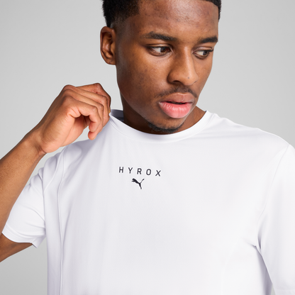 M PUMA X HYROX CLOUDSPUN TEE - PUMA WHITE