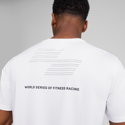 M PUMA X HYROX CLOUDSPUN TEE - PUMA WHITE