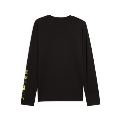 M PUMA X HYROX CLOUDSPUN LS TEE - PUMA BLACK