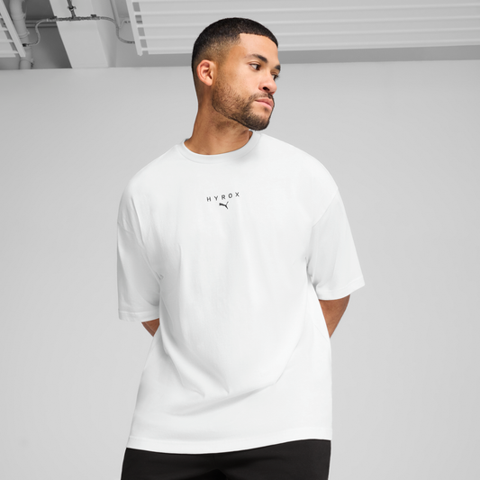 M PUMA X HYROX M OVERSIZE TEE - PUMA White