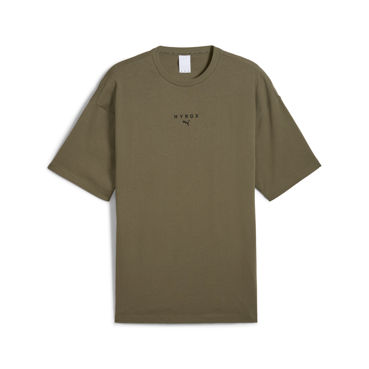 M PUMA X HYROX M OVERSIZE TEE - LODEN GREEN