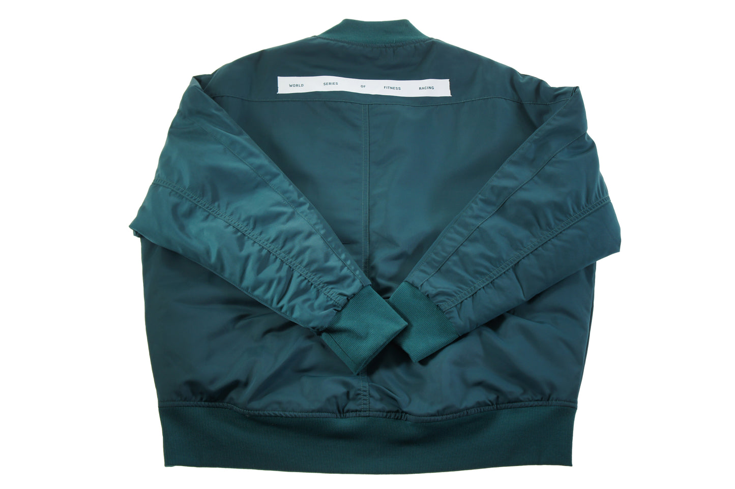 T7 SHINY BOMBER JACKET - MALACHITE