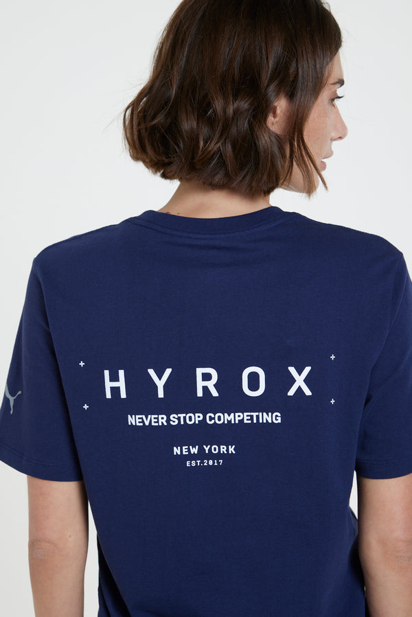 HYROX New York City Tee Navy HYROXWORLD Store US