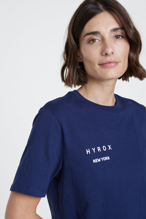 HYROX New York City Tee Navy HYROXWORLD Store US