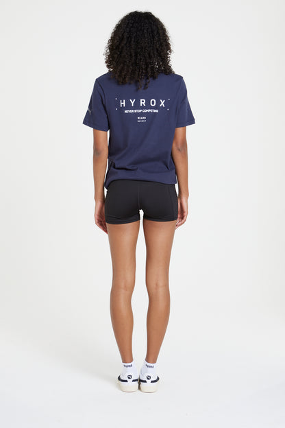 HYROX Miami Tee - Navy