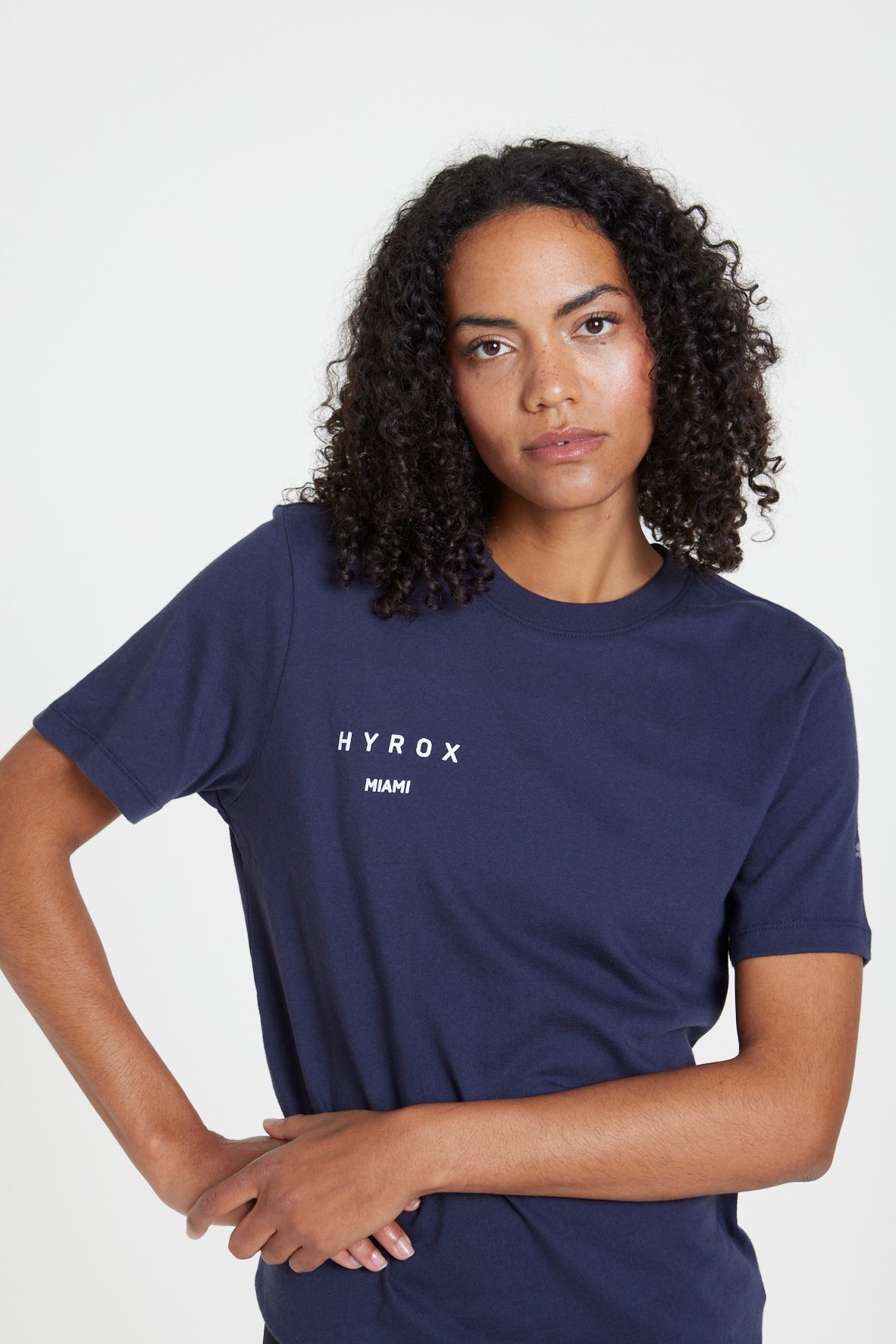 HYROX Miami Tee - Navy