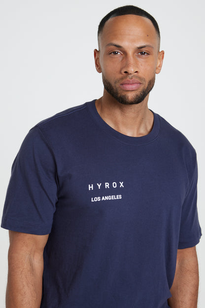 HYROX Los Angeles City Tee - Navy