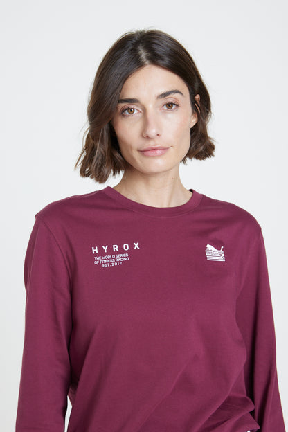 EVERY DAY HUSSLE LONG SLEEVE - Burgundy