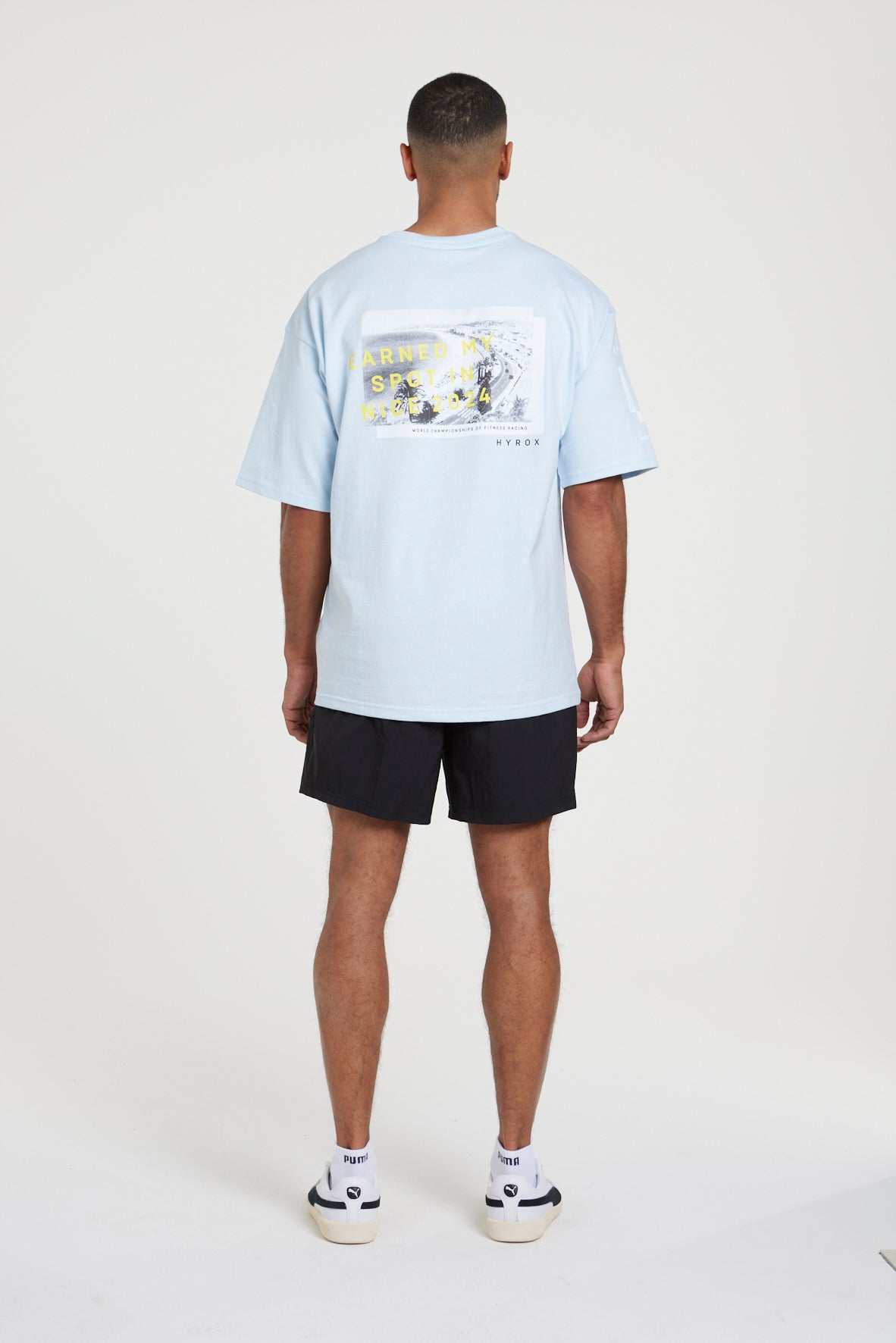 HYROX WC Oversized Tee - Blue