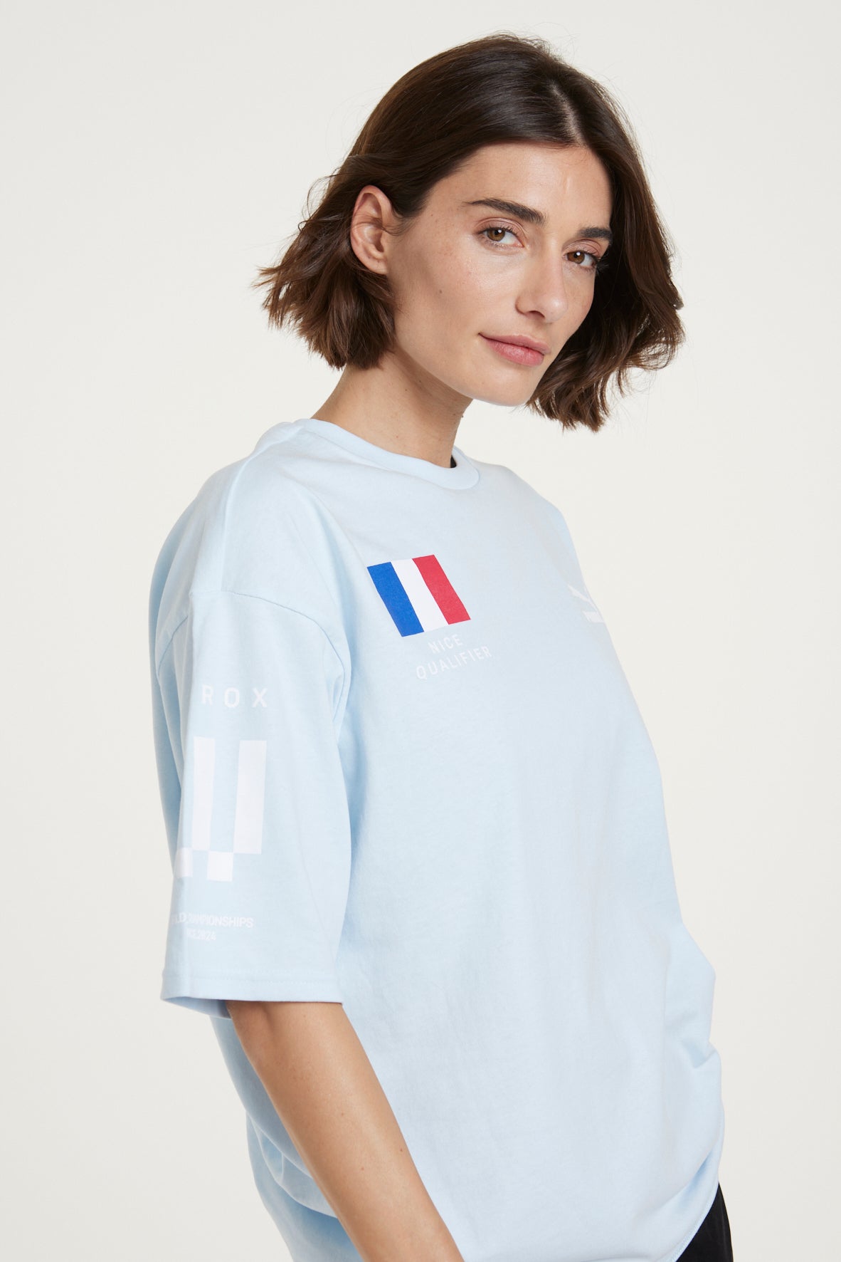 HYROX WC Oversized Tee - Blue