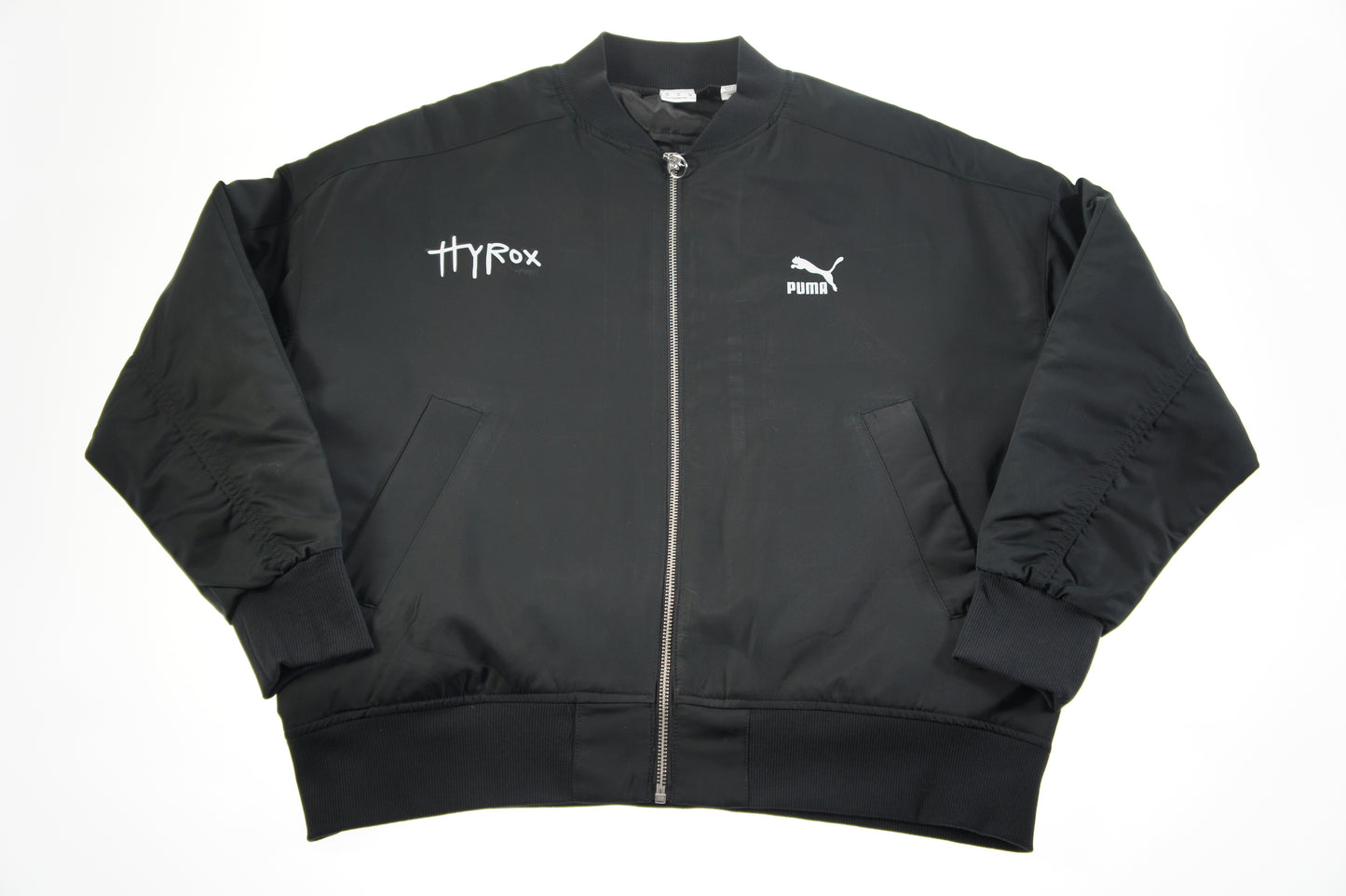 T7 SHINY BOMBER JACKET - PUMA BLACK