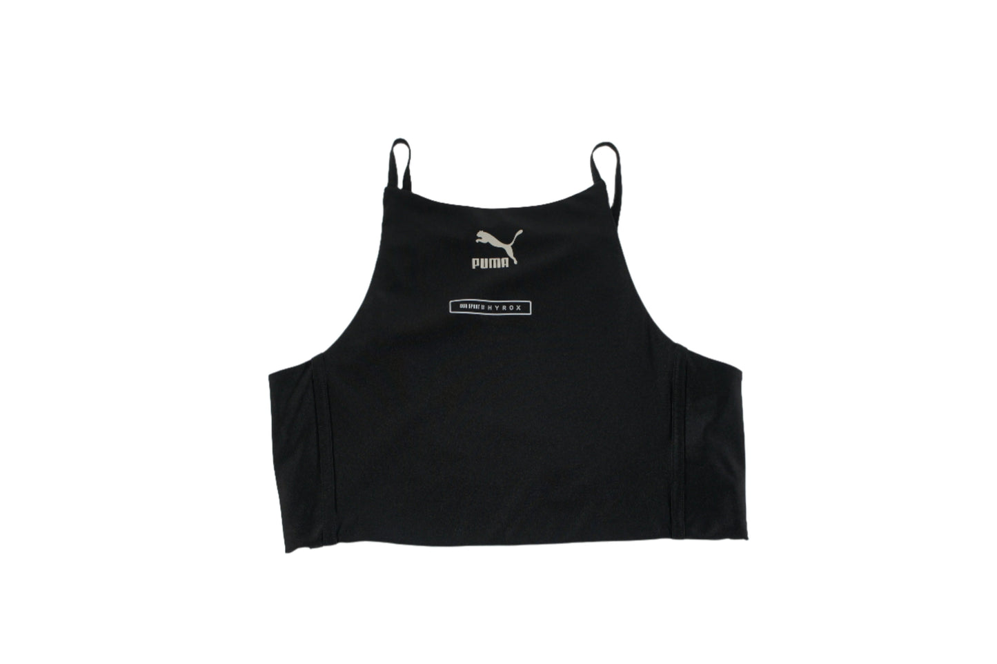 T7 SHINY CROP TOP - PUMA BLACK